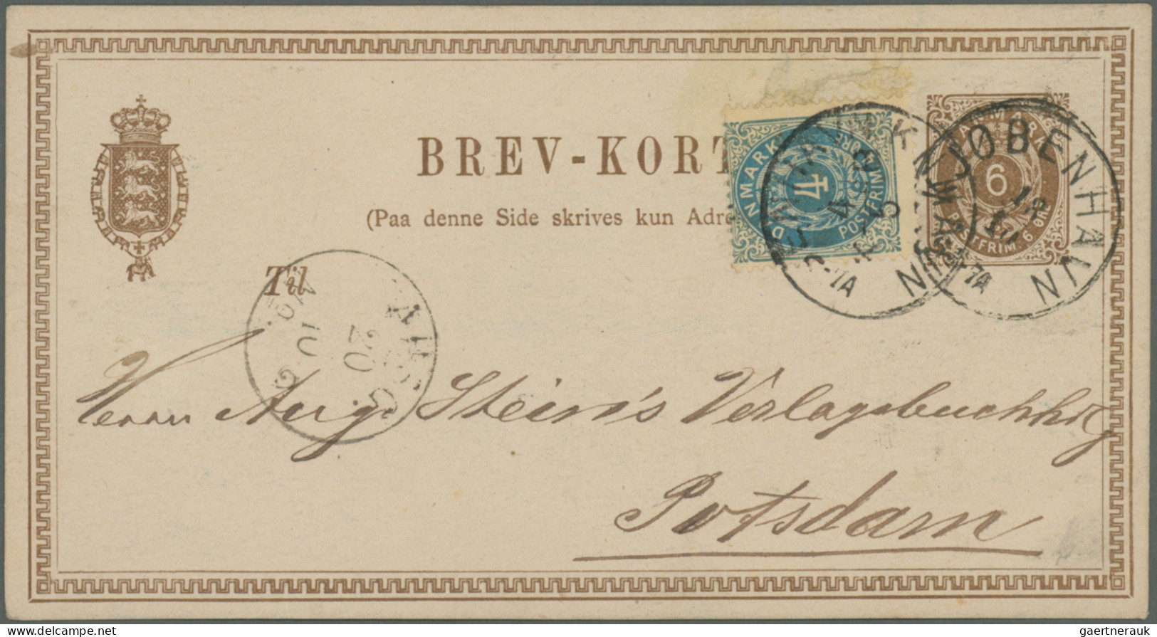 Denmark: 1860/1990 (ca.), balance of apprx. 195 covers/cards, mainly commercial