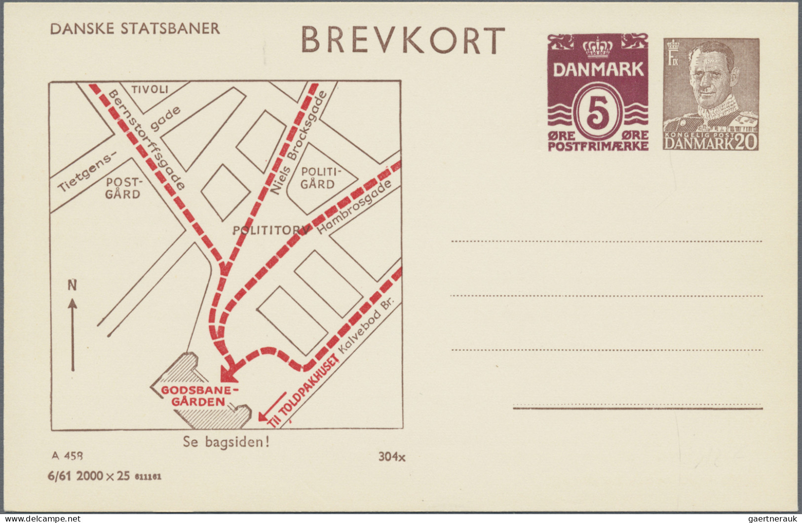 Denmark - Postal Stationery: 1880/1980 (ca.), Balance Of Apprx. 345 Used And Unu - Entiers Postaux