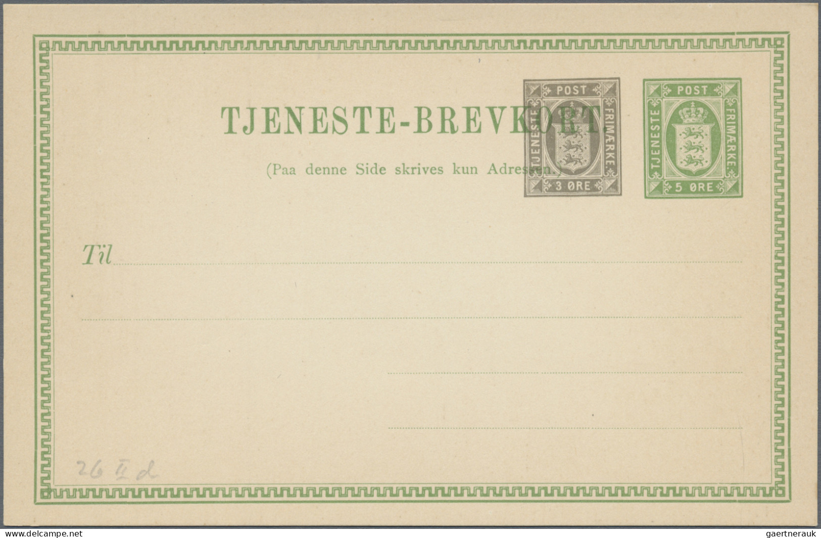 Denmark - Postal Stationery: 1880/1980 (ca.), Balance Of Apprx. 345 Used And Unu - Entiers Postaux