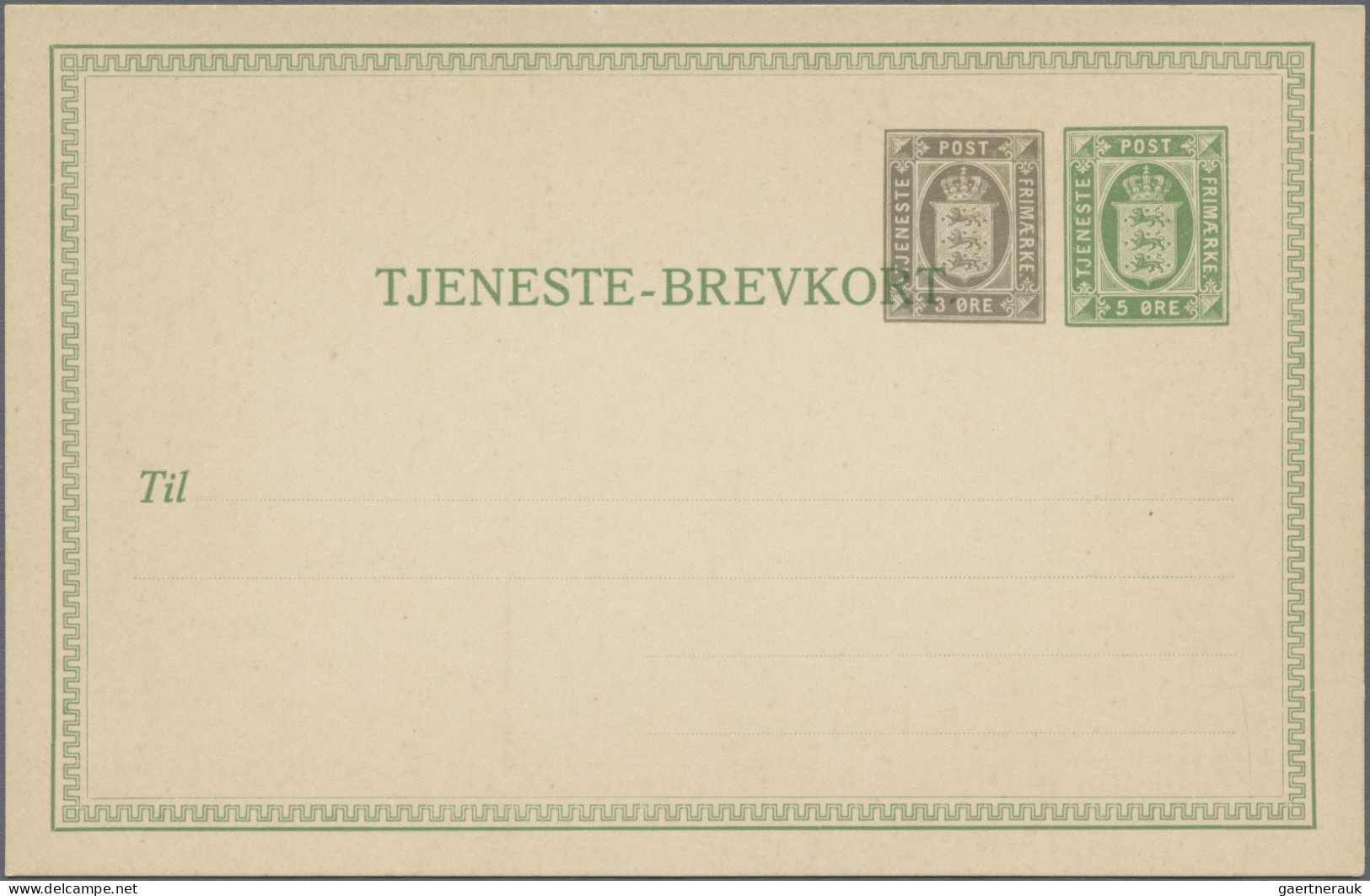 Denmark - postal stationery: 1880/1980 (ca.), balance of apprx. 345 used and unu