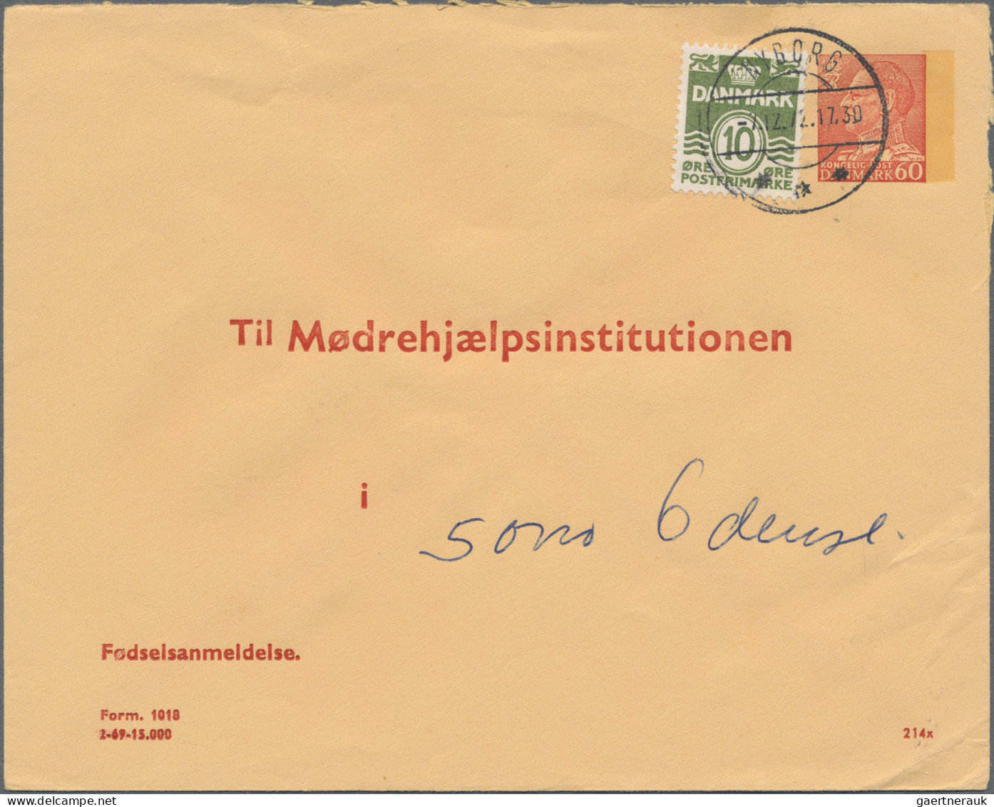 Denmark - postal stationery: 1880/1980 (ca.), balance of apprx. 345 used and unu