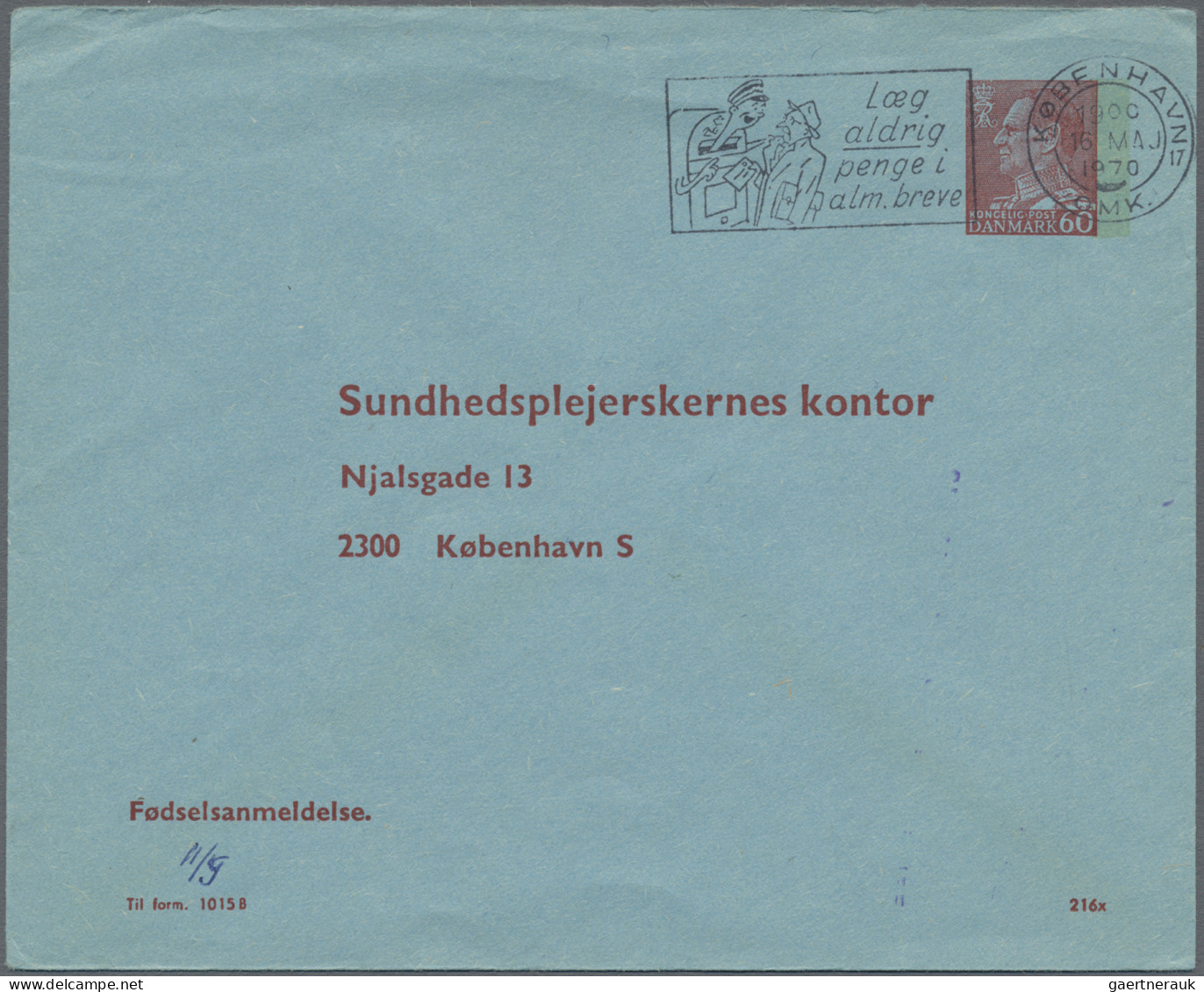 Denmark - postal stationery: 1880/1980 (ca.), balance of apprx. 345 used and unu