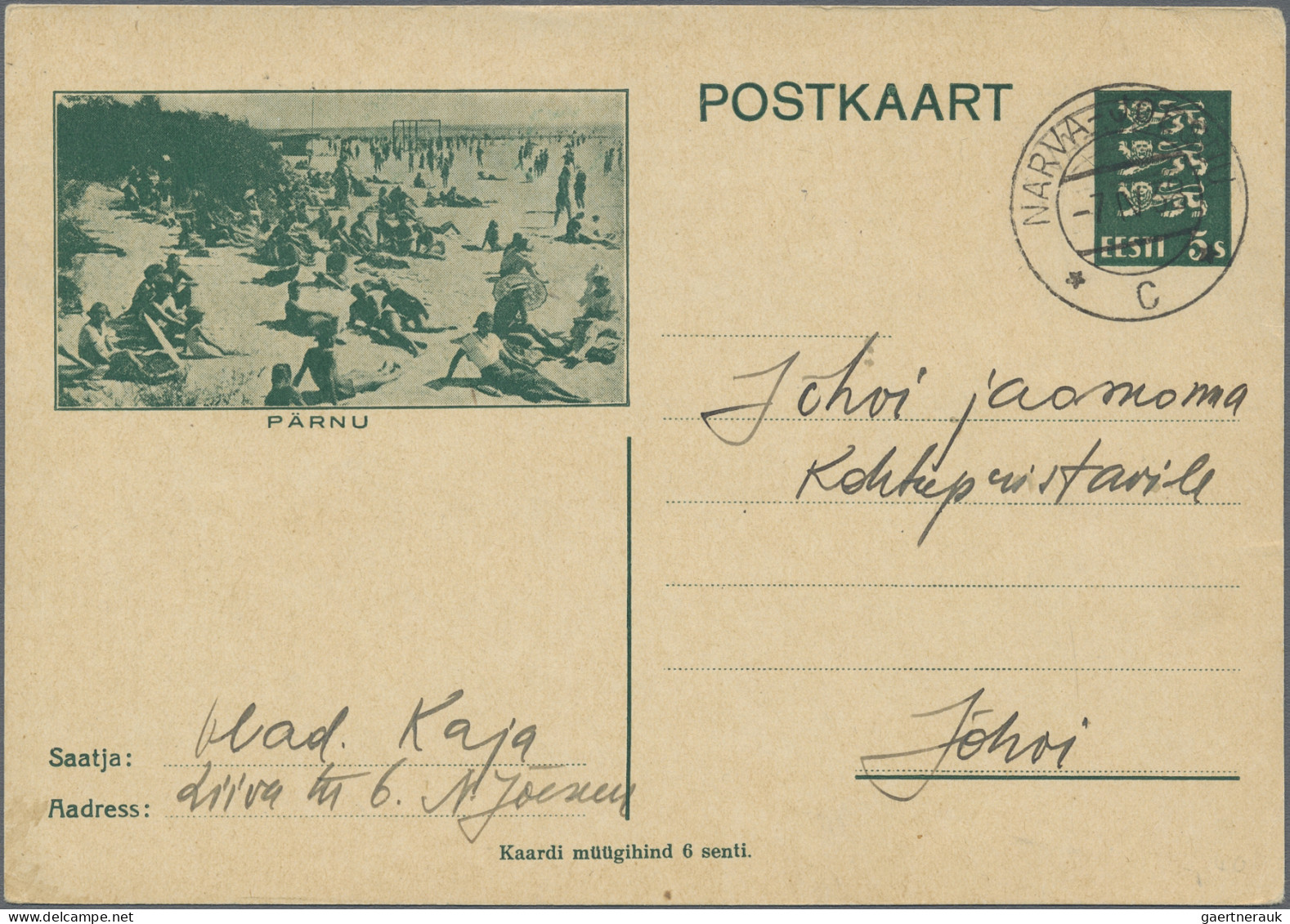 Estonia - Postal Stationery: 1935 Postal Stationery Picture Cards: Collection Of - Estonie