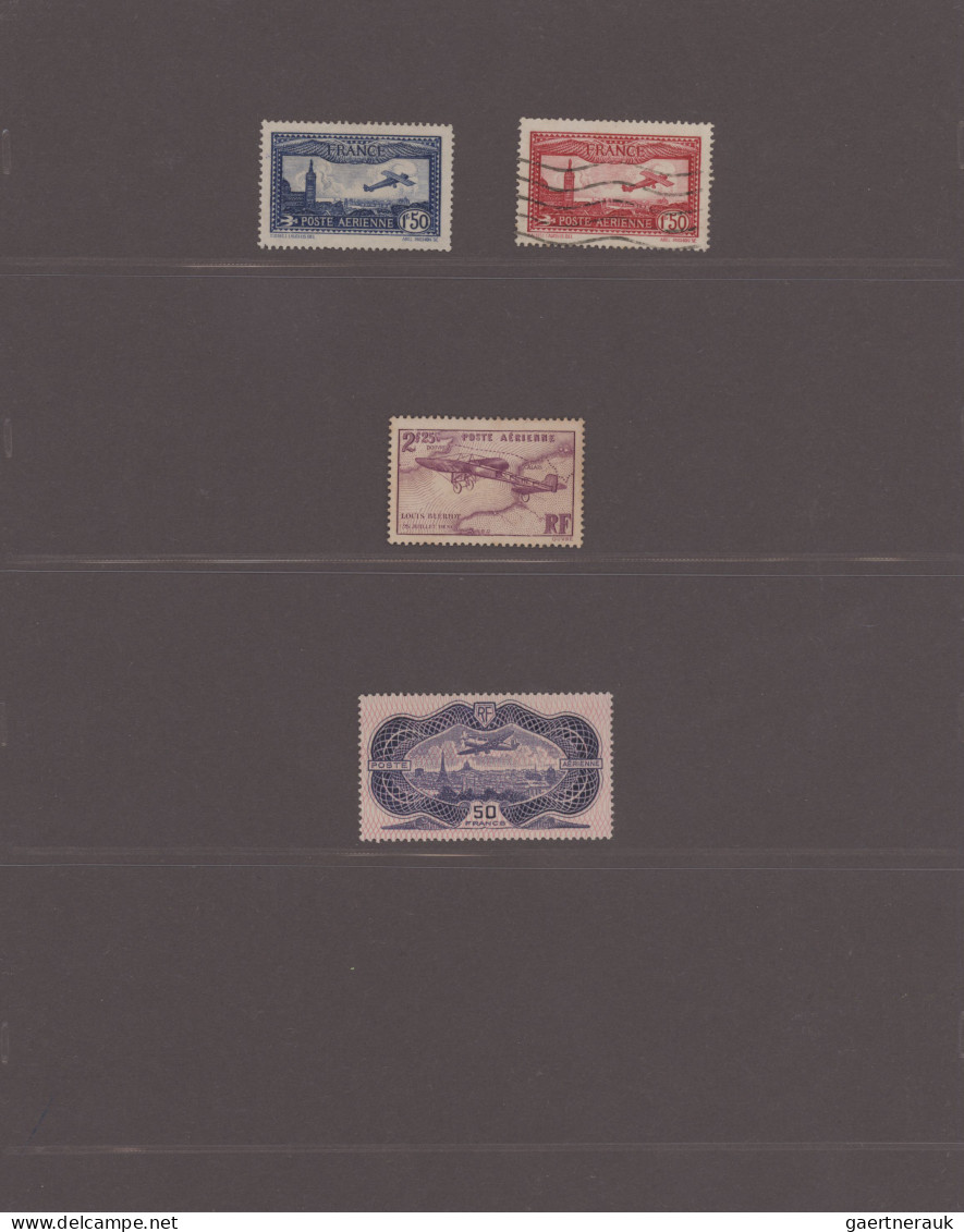 France: 1849/1944, beautiful collection in a text-form album starting with six f
