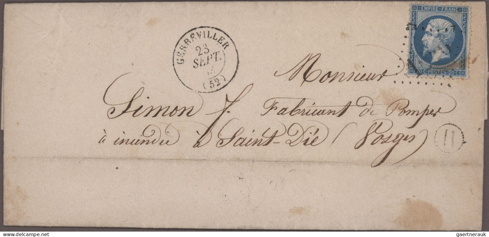 France: 1860/2000 (ca.), Estate In A Box Offering Old To New Material In Stockbo - Collections