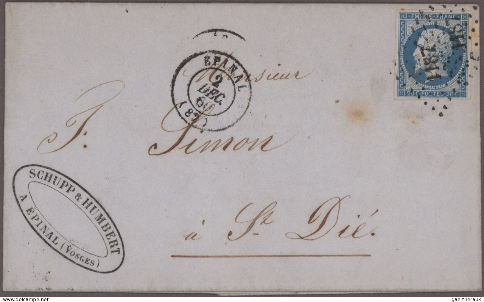 France: 1860/2000 (ca.), Estate In A Box Offering Old To New Material In Stockbo - Collections