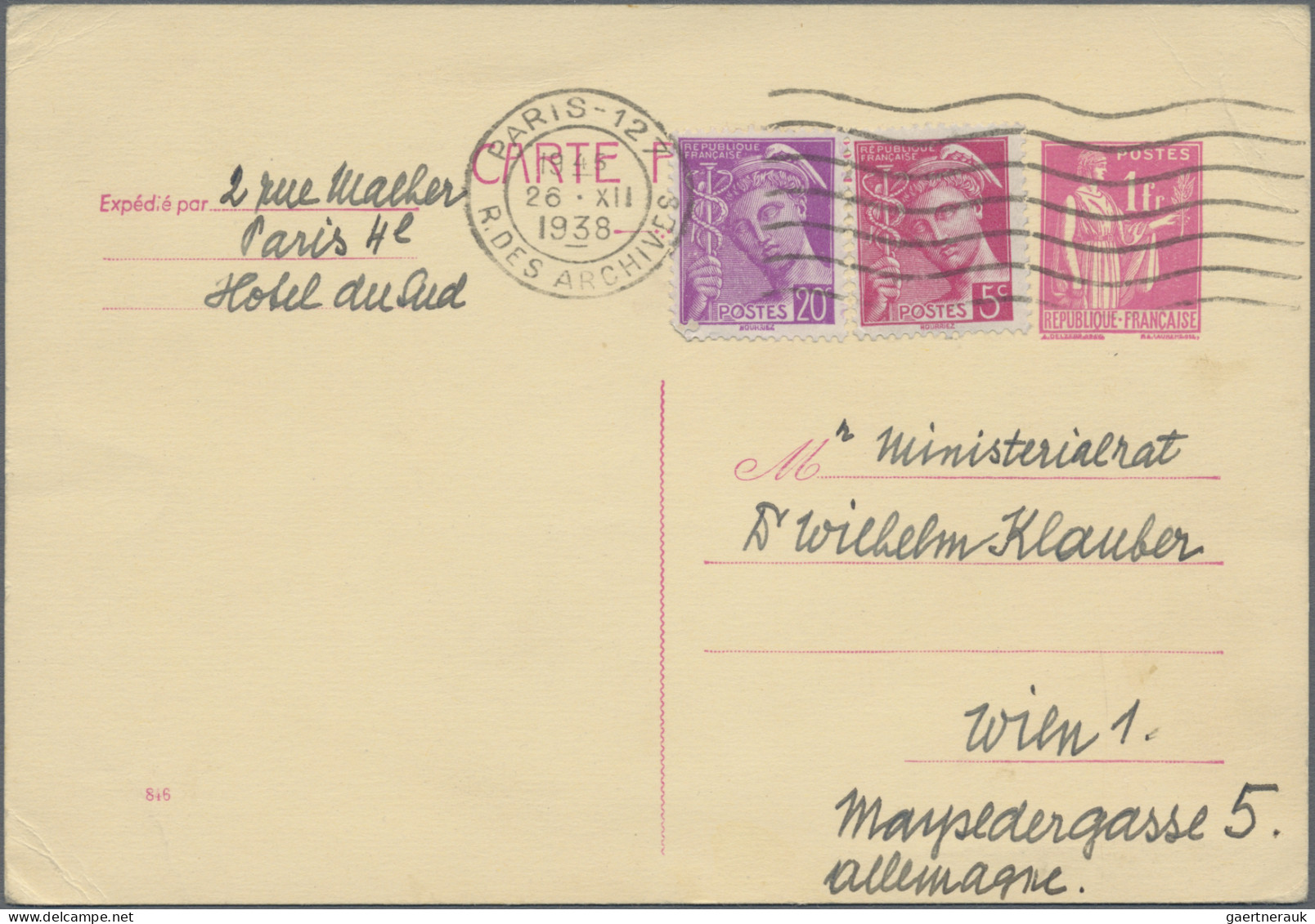 France - Postal Stationery: 1876/1994, France/area, Lot Of Apprx. 93 Unused/used - Sonstige & Ohne Zuordnung