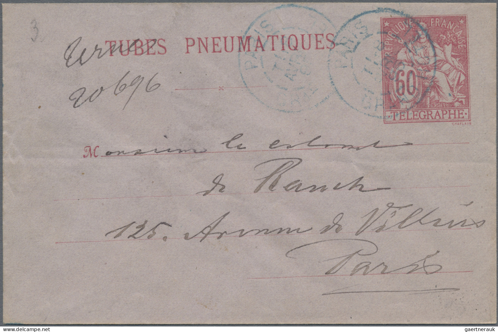 France - Postal Stationery: 1876/1994, France/area, Lot Of Apprx. 93 Unused/used - Sonstige & Ohne Zuordnung