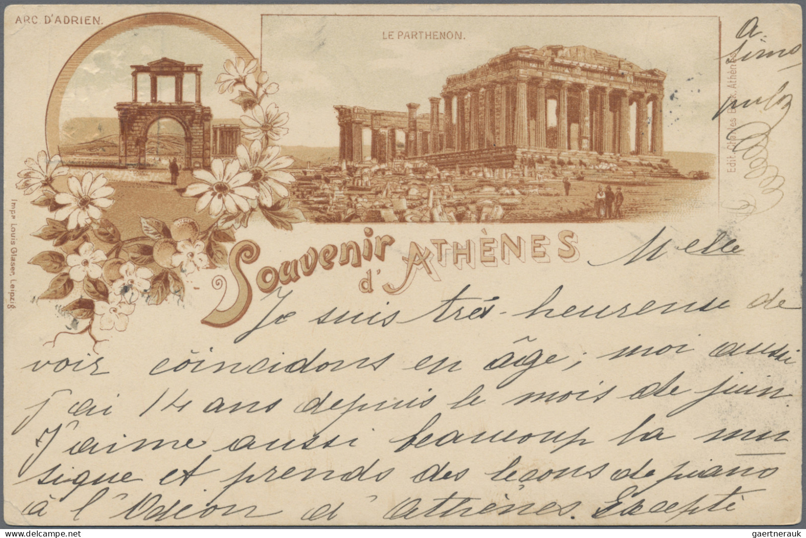 Greece - Postal Stationery: 1901/1902, Pictorial Cards, Assortment Of 23 Mainly - Postwaardestukken