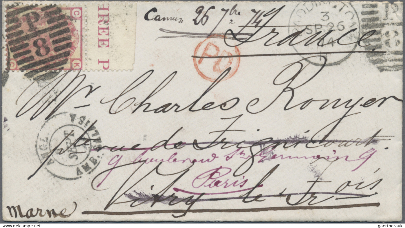 Ireland: 1740/1922 (ca.), balance of approx. 70 entires, thereof approx. 50 stam