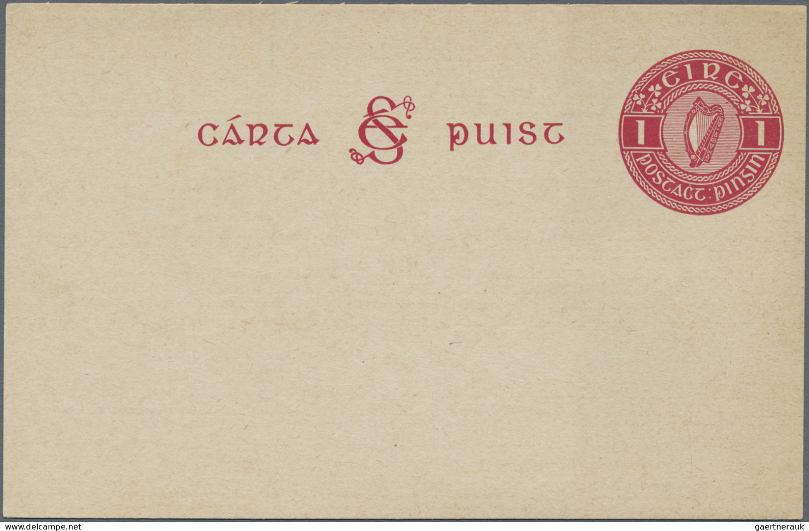 Ireland - Postal Stationery: 1924/2004, Assortment Of Apprx. 105 Mainly Unused S - Postal Stationery