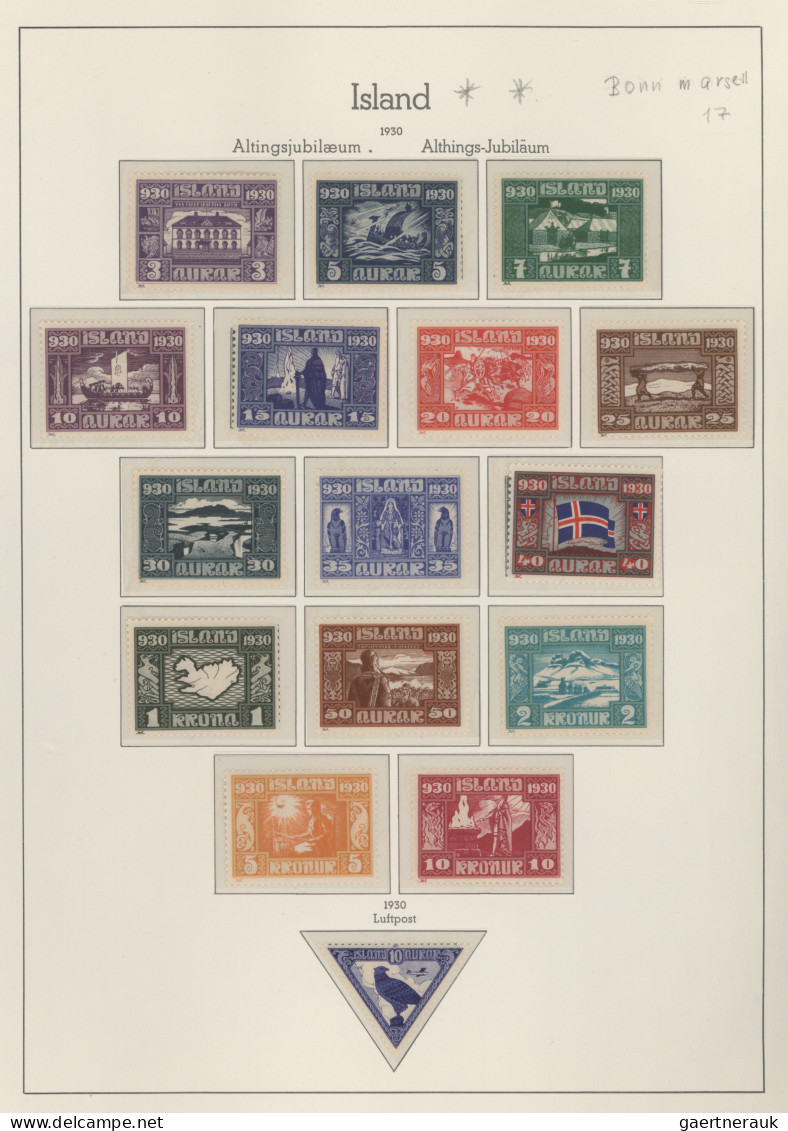 Iceland: 1876/2000, Collection In Two Form-text Albums In Both Conditions, At Th - Autres & Non Classés