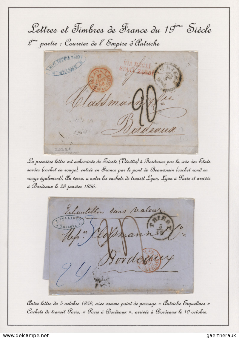 Italy -  Pre Adhesives  / Stampless Covers: 1823/1861, Petty Collection Of Ten S - 1. ...-1850 Prefilatelia