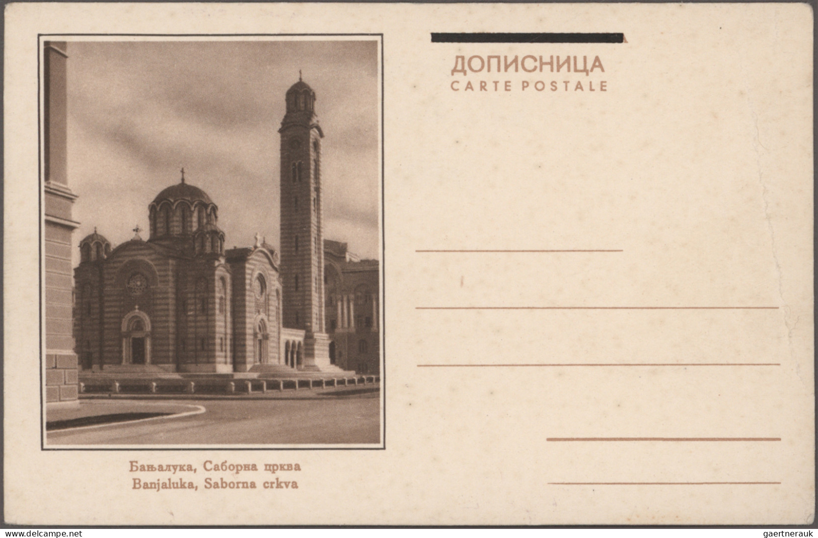 Yugoslavia - postal stationery: 1933-1938 - postal stationery picture postcards: