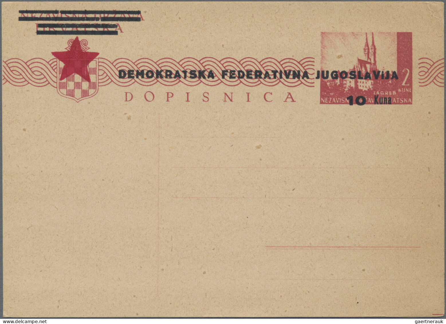 Yugoslavia - postal stationery: 1945/2002, assortment of apprx. 308 used/unused