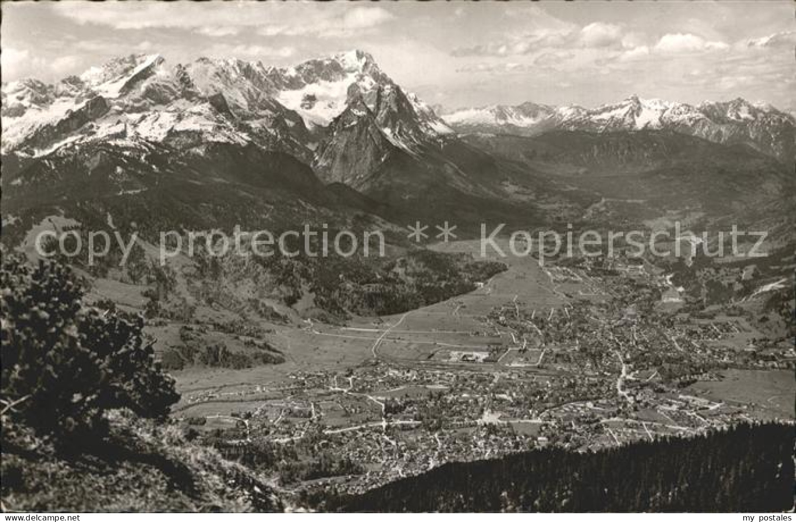 72209357 Garmisch-Partenkirchen Blick Vom Wank Mit Zugspitzgruppe Garmisch-Parte - Garmisch-Partenkirchen