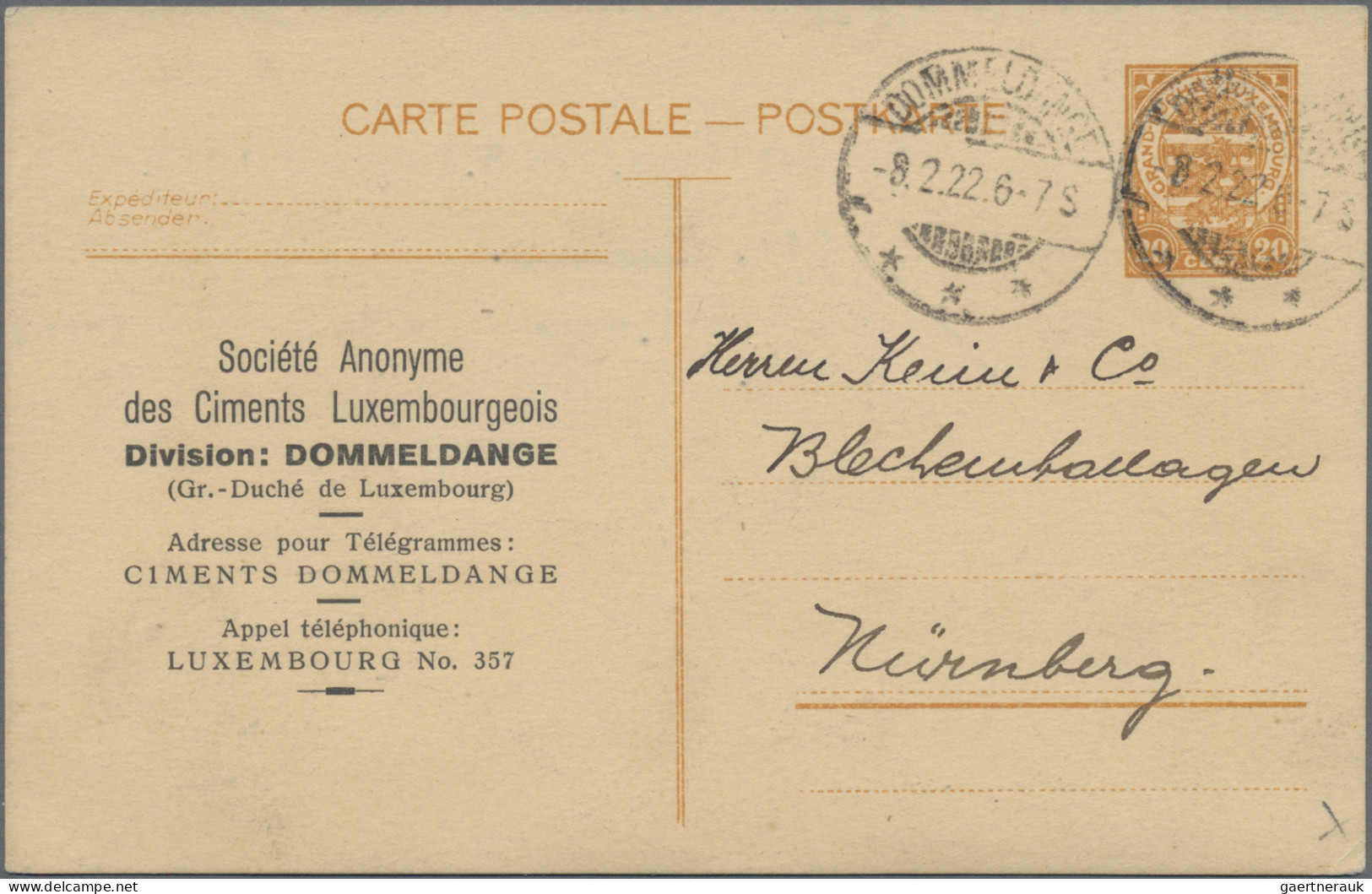 Luxembourg: 1875/2010, Collection Of 225 Covers Including International Mail, FD - Otros & Sin Clasificación