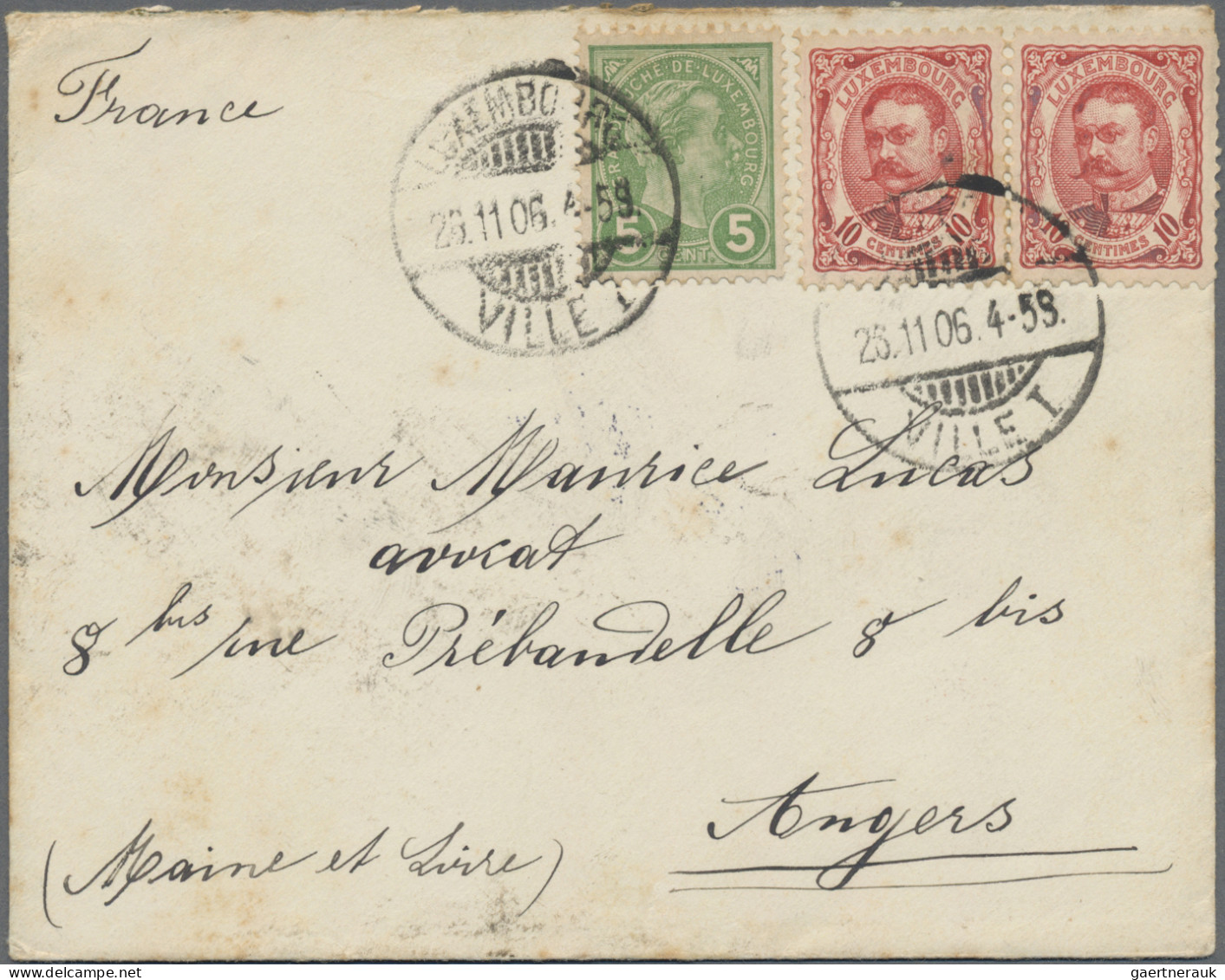 Luxembourg: 1875/2010, Collection Of 225 Covers Including International Mail, FD - Andere & Zonder Classificatie