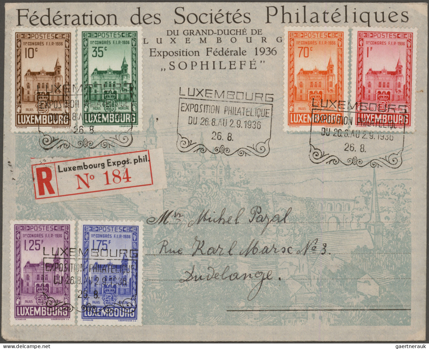 Luxembourg: 1920/2010 (ca.), holding of 2.000+ covers/cards, comprising commerci