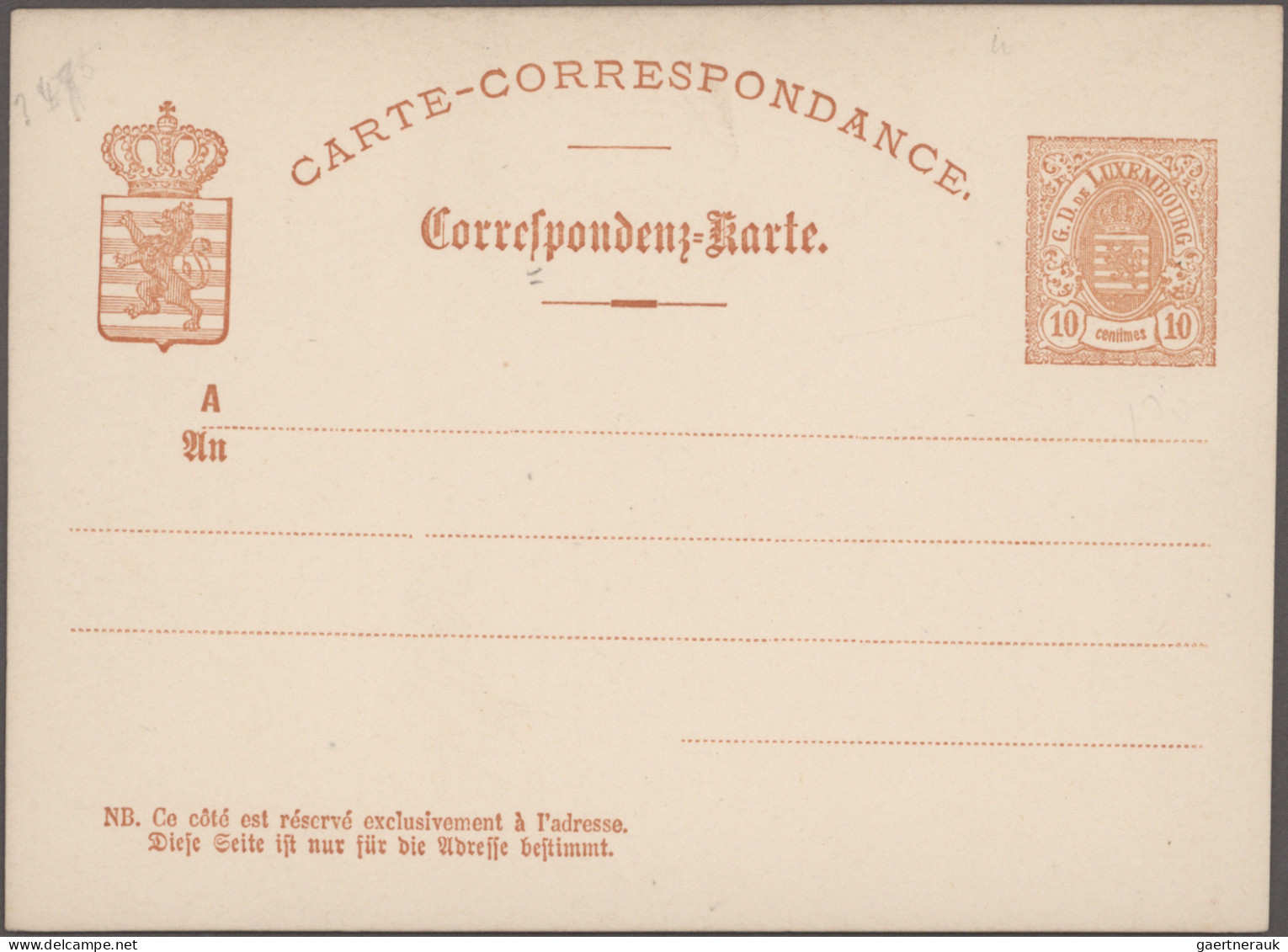 Luxembourg - Postal Stationery: 1874/2012, Balance Of Apprx. 180 Mainly Unused S - Entiers Postaux