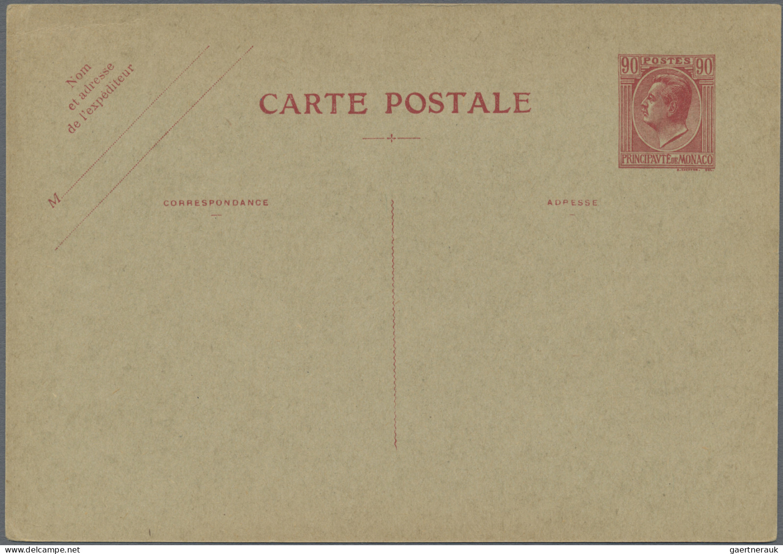 Monaco - Postal Stationery: 1886/1980 (ca.), Assortment Of Apprx. 70 Mainly Unus - Entiers Postaux