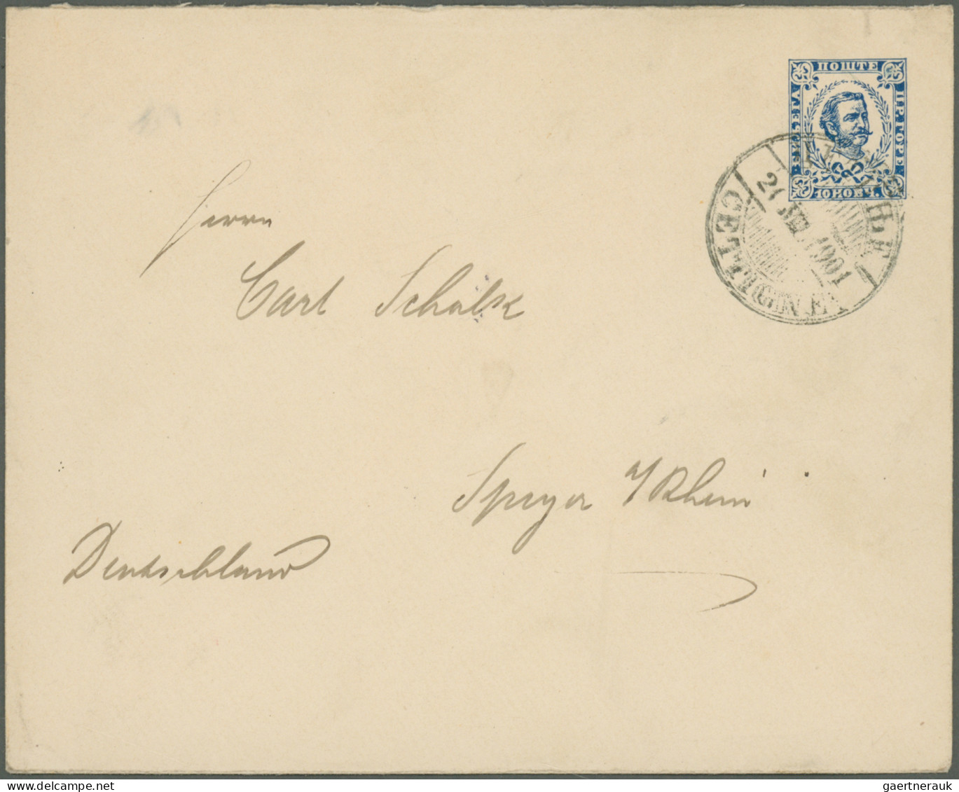Montenegro - Postal Stationery: 1893/1901, Assortment Of Apprx. 50 Used And Unus - Montenegro