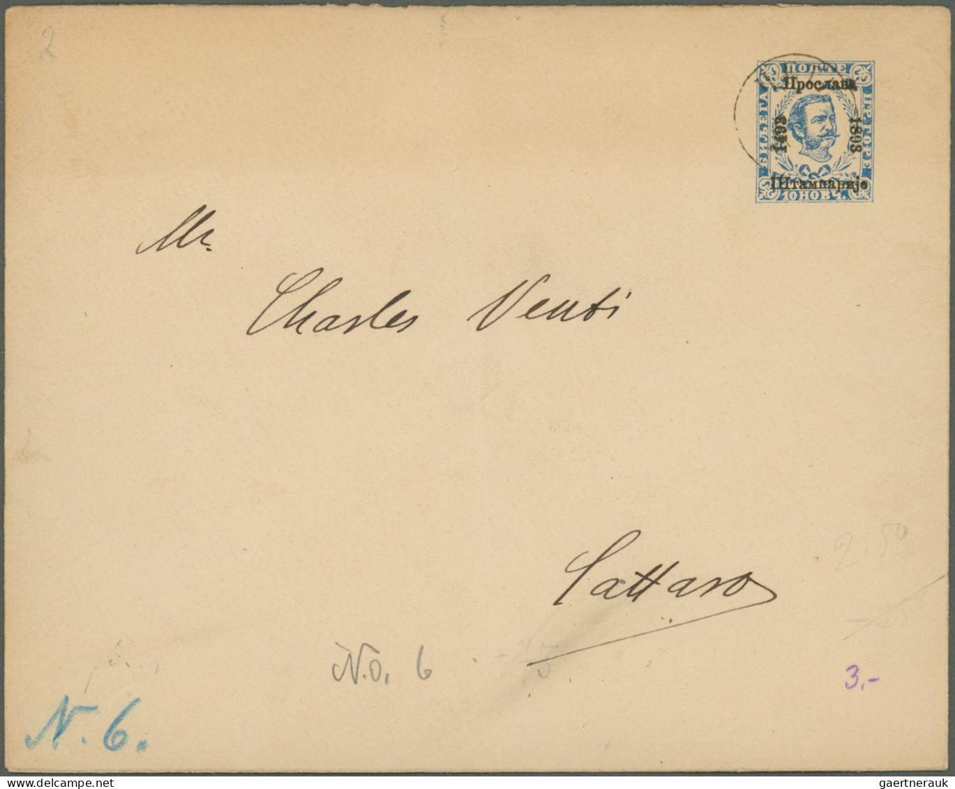 Montenegro - Postal Stationery: 1893/1901, Assortment Of Apprx. 50 Used And Unus - Montenegro