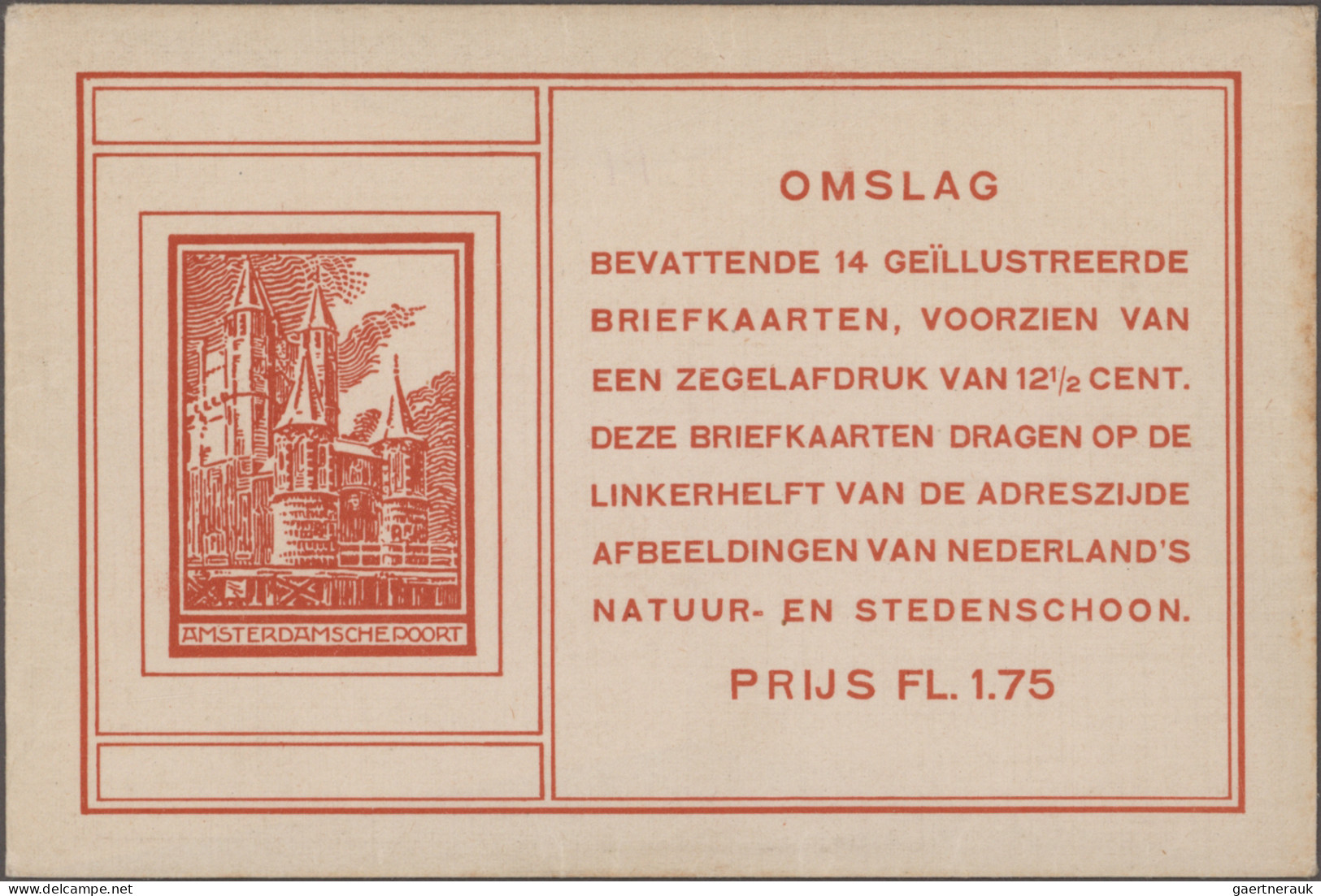 Netherlands - postal stationery: 1899-1946 - postal stationery picture postcards