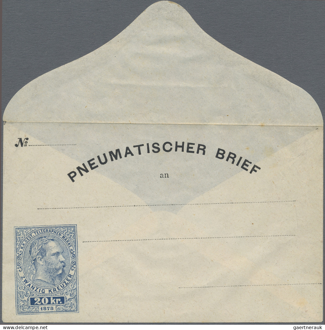 Österreich - Ganzsachen: 1875-1922, Spezialsammlung Rohrpost-Ganzsachen, über 20 - Andere & Zonder Classificatie