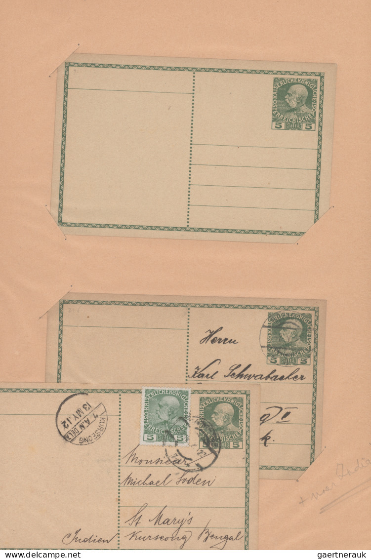 Österreich - Ganzsachen: 1900-1917, Heller-Währung, Sammlung Von Ca 330 Postkart - Sonstige & Ohne Zuordnung