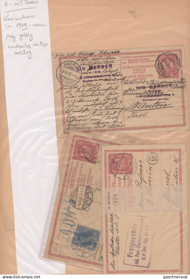 Österreich - Ganzsachen: 1900-1917, Heller-Währung, Sammlung von ca 330 Postkart