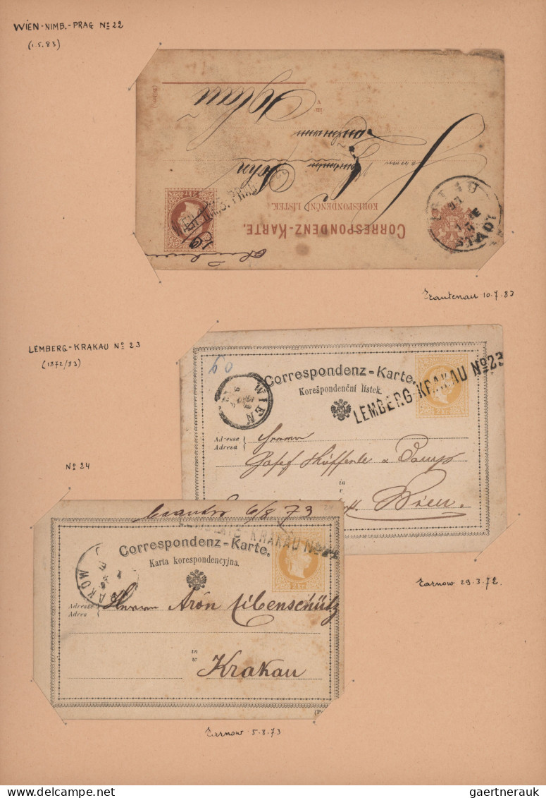 Österreich - Stempel: BAHNPOST, 1871/1913 Ca., Gehaltvolle Sammlung Mit Meist Ve - Machines à Affranchir (EMA)