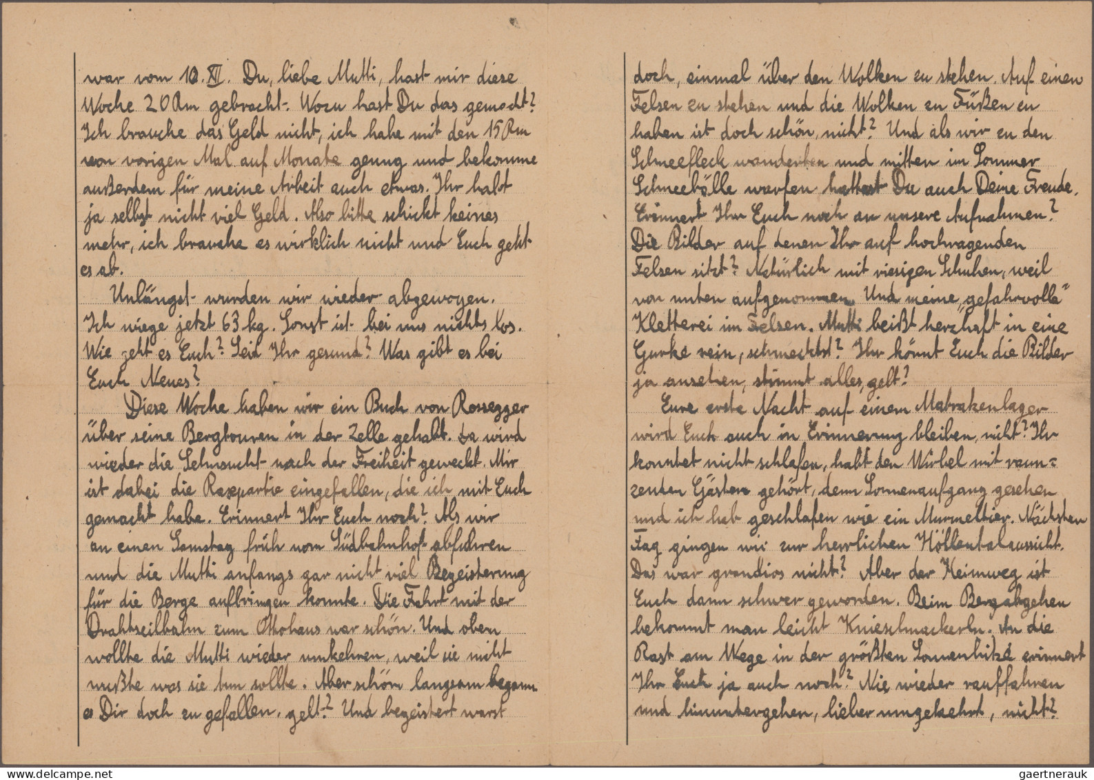 Österreich - Besonderheiten: 1943/1944, sieben Briefe mit Inhalt (auf Vordrucken