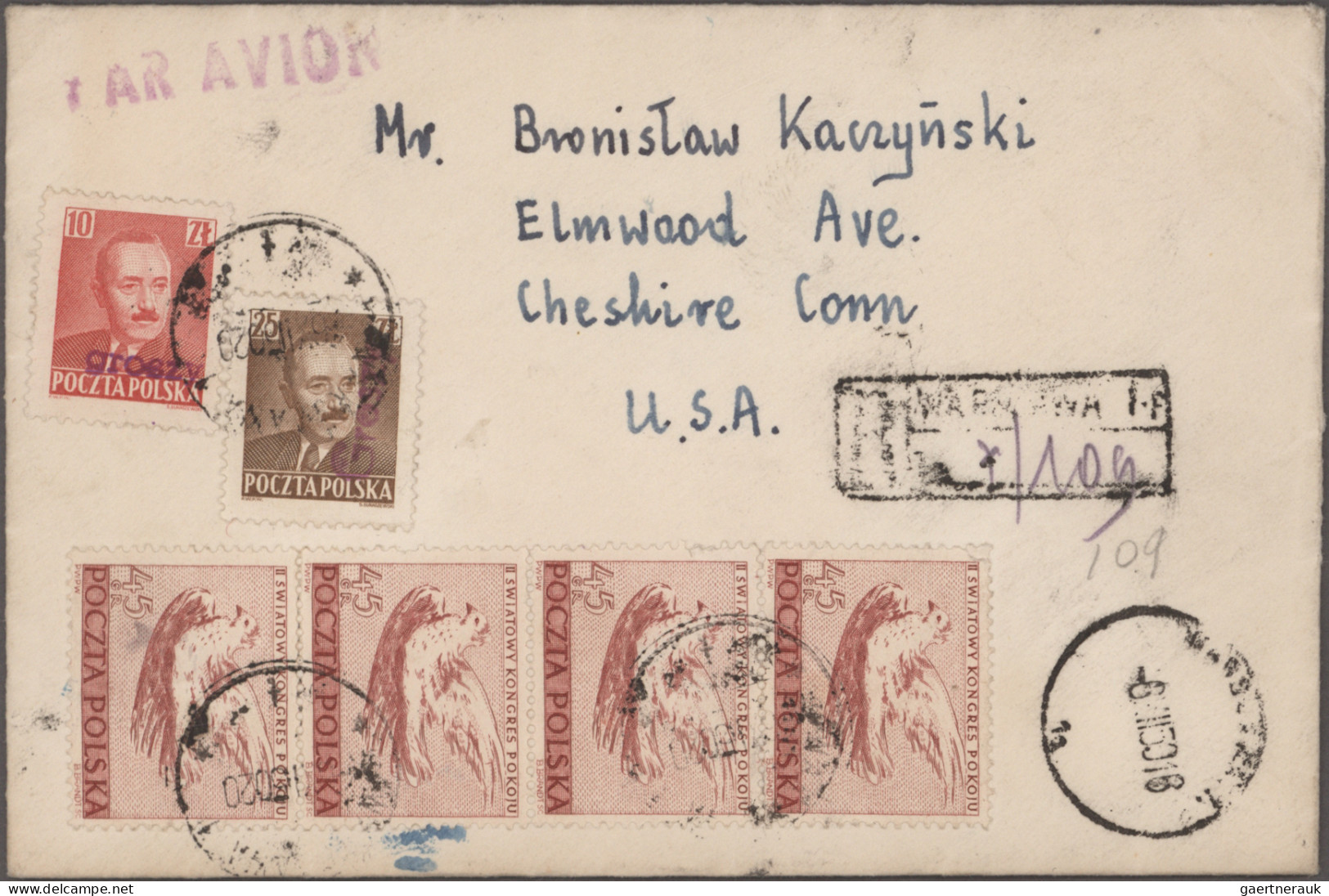 Poland: 1918/1980 (ca.), exciting lot of covers and stationaries, a few hundred,