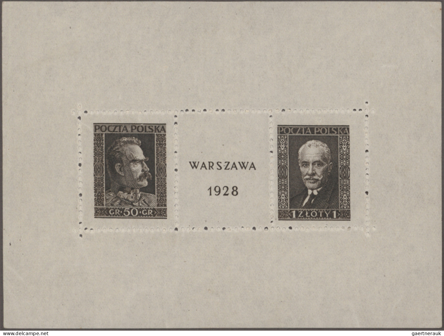 Poland: 1928/1963 Collection Of 21 Souvenir Sheets, Mint And/or Used, With First - Sonstige & Ohne Zuordnung