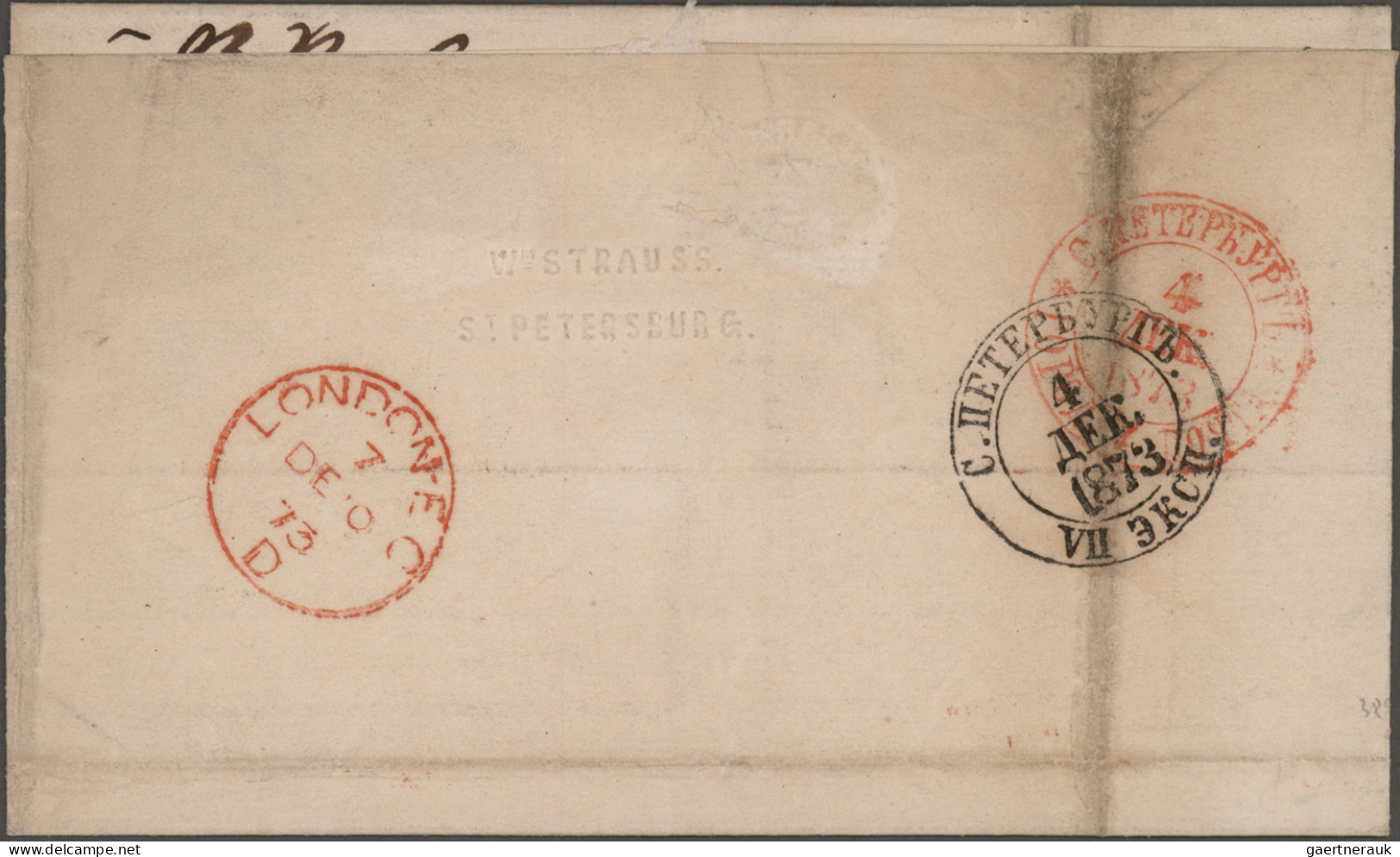 Russia: 1854-1883: Collection of 22 covers and postcards including 16 items from