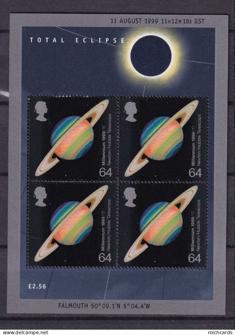 229 GRANDE BRETAGNE 1999 - Y&T BF 7 - Eclipse Solaire - Neuf ** (MNH) Sans Charniere - Neufs