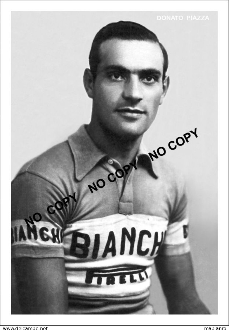 PHOTO CYCLISME REENFORCE GRAND QUALITÉ ( NO CARTE ), DONATO PIAZZA TEAM BIANCHI 1954 - Radsport