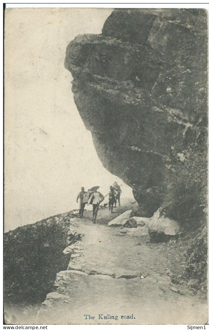 CHINE- CARTE POSTALE - The Kuling Road - à Destination De La MOZANBIQUE - Taxée à L'arrivée (tres Rare) - 1912-1949 Republic