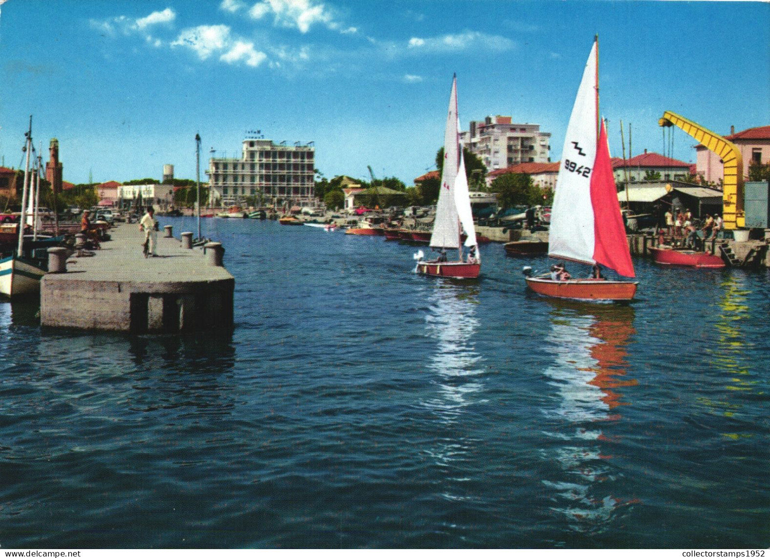 CERVIA, RAVENNA, EMILIA ROMAGNA, PORT, BOATS, ARCHITECTURE, ITALY, POSTCARD - Ravenna