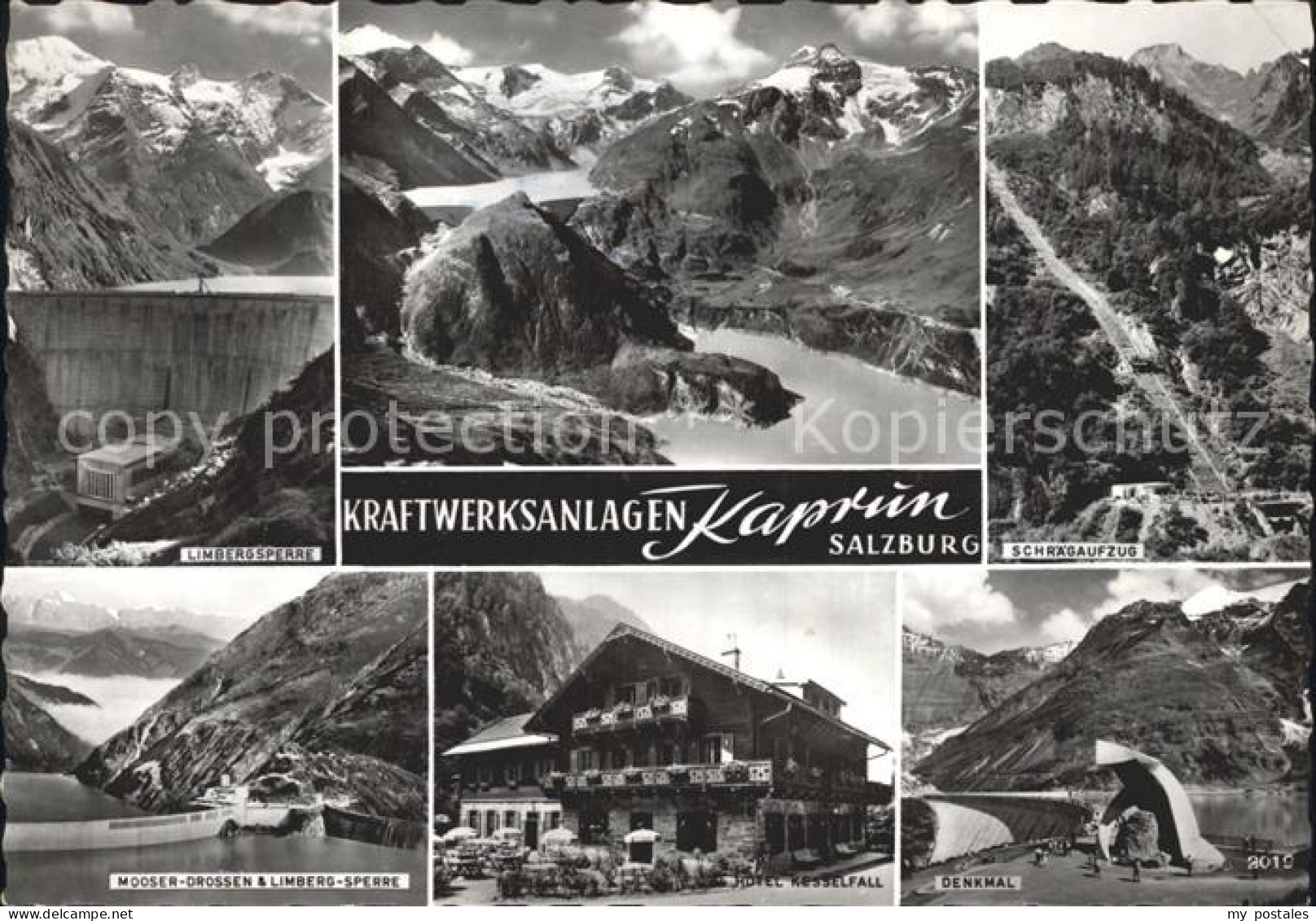 72208662 Kaprun Schraegaufzug Denkmal Mooser-Drossen Limberg-Sperre  Kaprun - Sonstige & Ohne Zuordnung