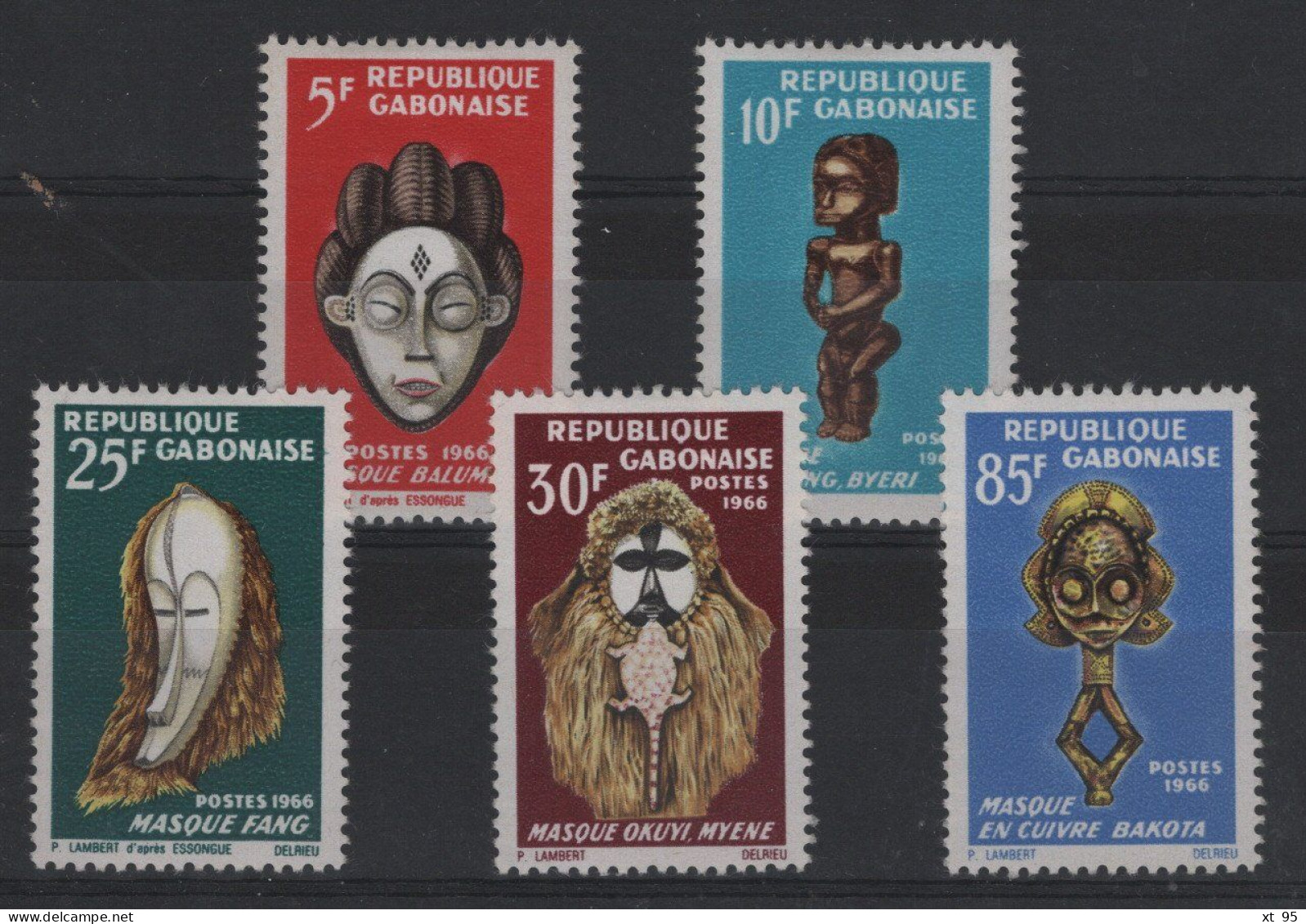 Gabon - N°187 à 191 - * Neufs Avec Trace De Charniere - Cote 6.50€ - Gabon (1960-...)