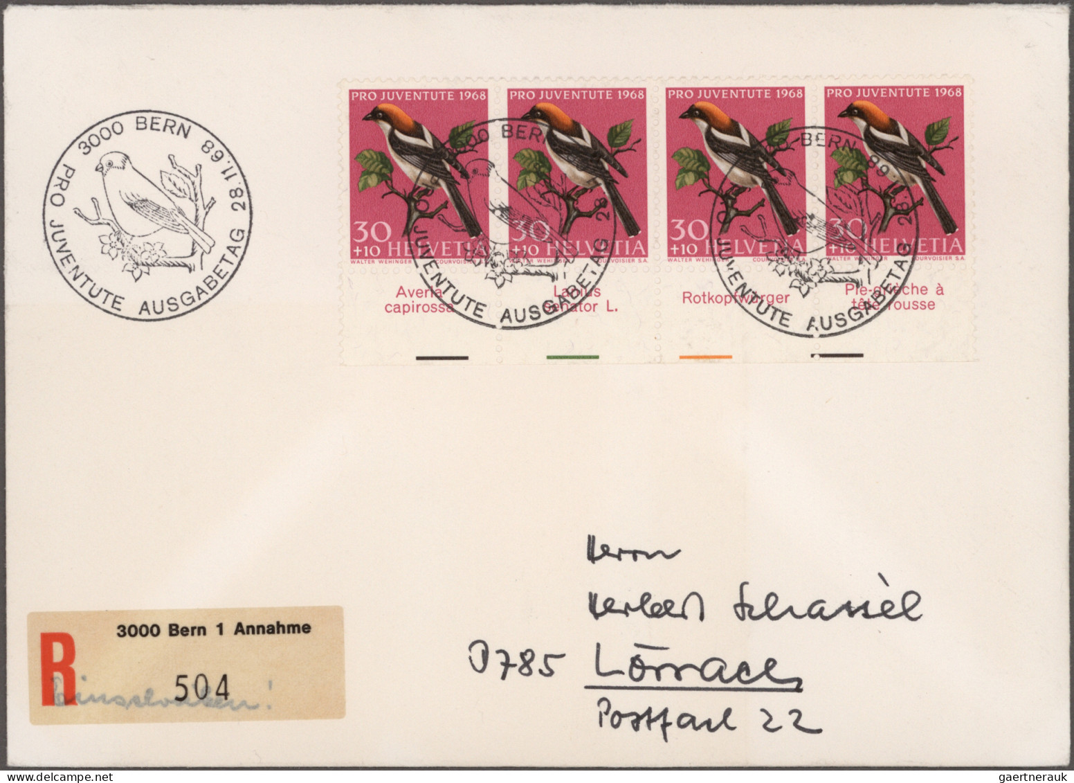 Schweiz: 1900/1990 (ca.), umfangreicher Bestand von ca. 280 Briefen und Karten i