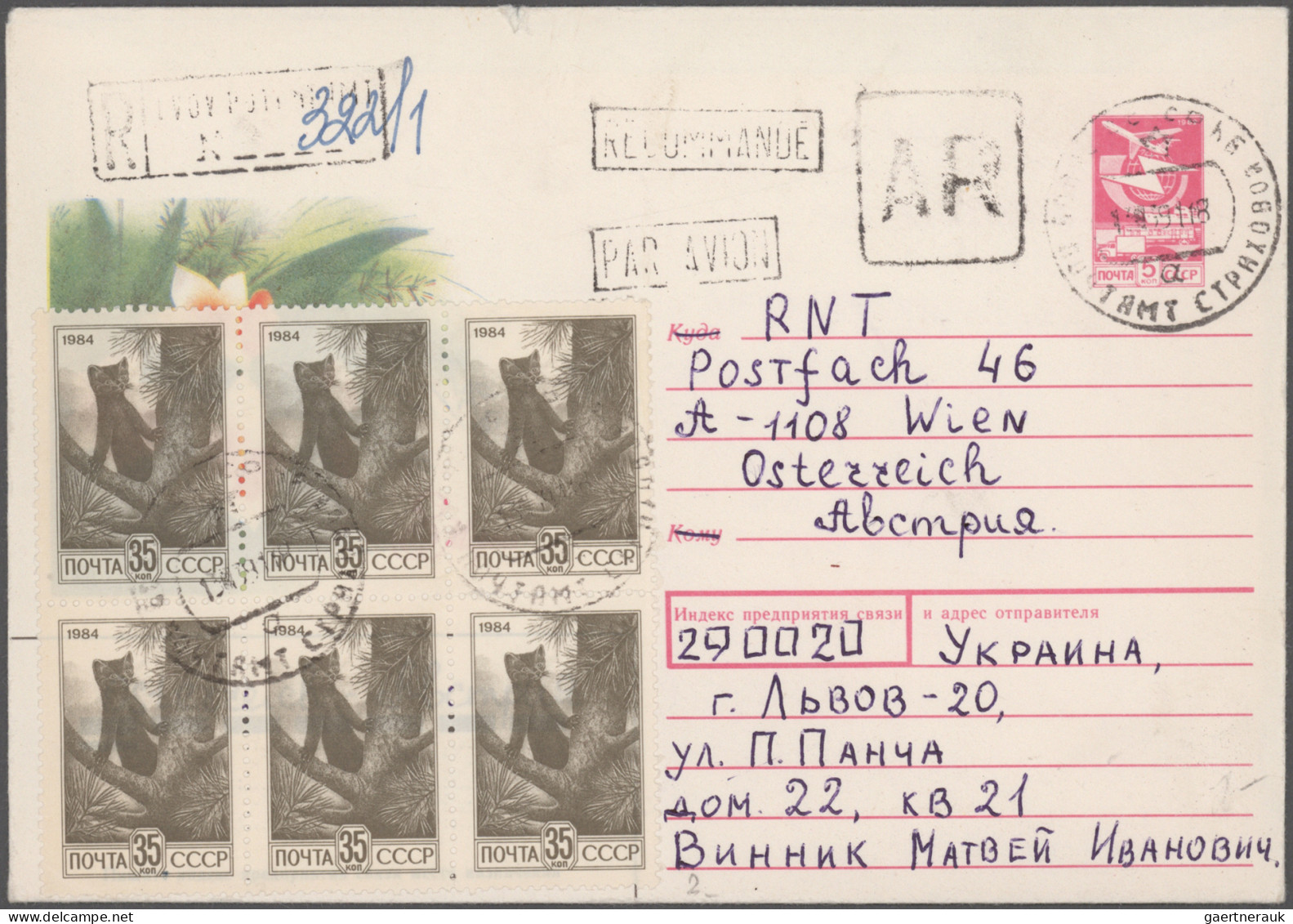 Sowjet Union - Postal Stationery: 1960/1996 (ca.), mainly 1990s, balance of appr