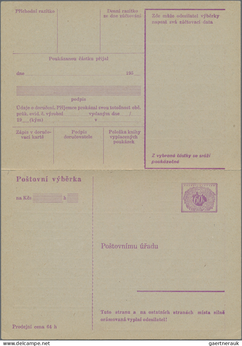 Czechoslowakia - postal stationery: 1920/2013, balance of apprx. 377 stationerie