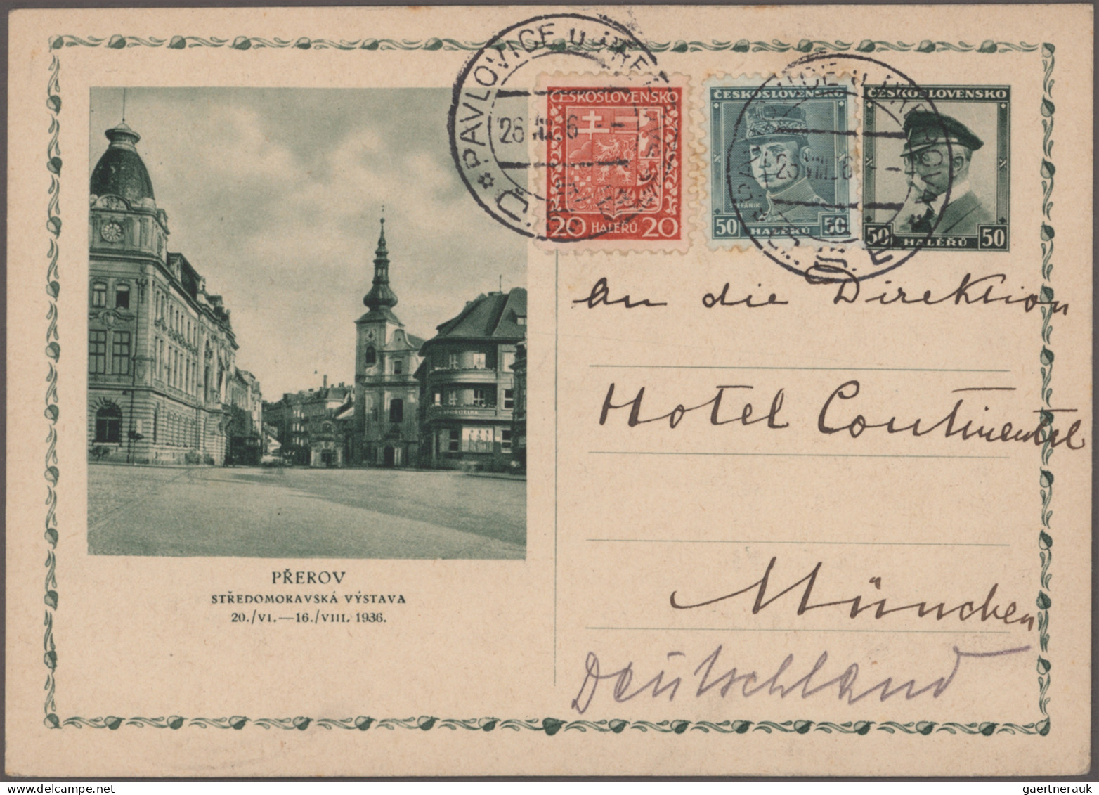 Czechoslowakia - Postal Stationery: 1928-1945 - Postal Stationery Picture Postca - Postales