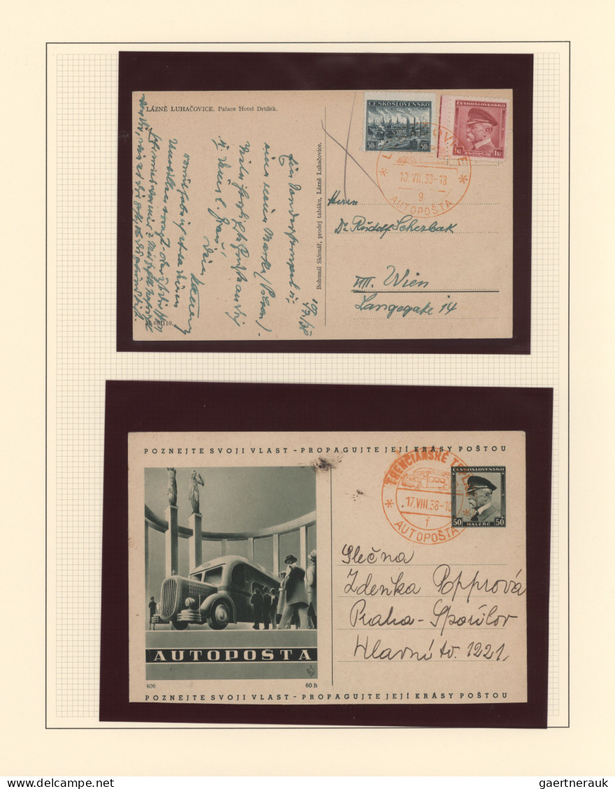 Czechoslowakia - Specialities: 1928/1979, 150 Covers And Postcards, Mostly Autop - Autres