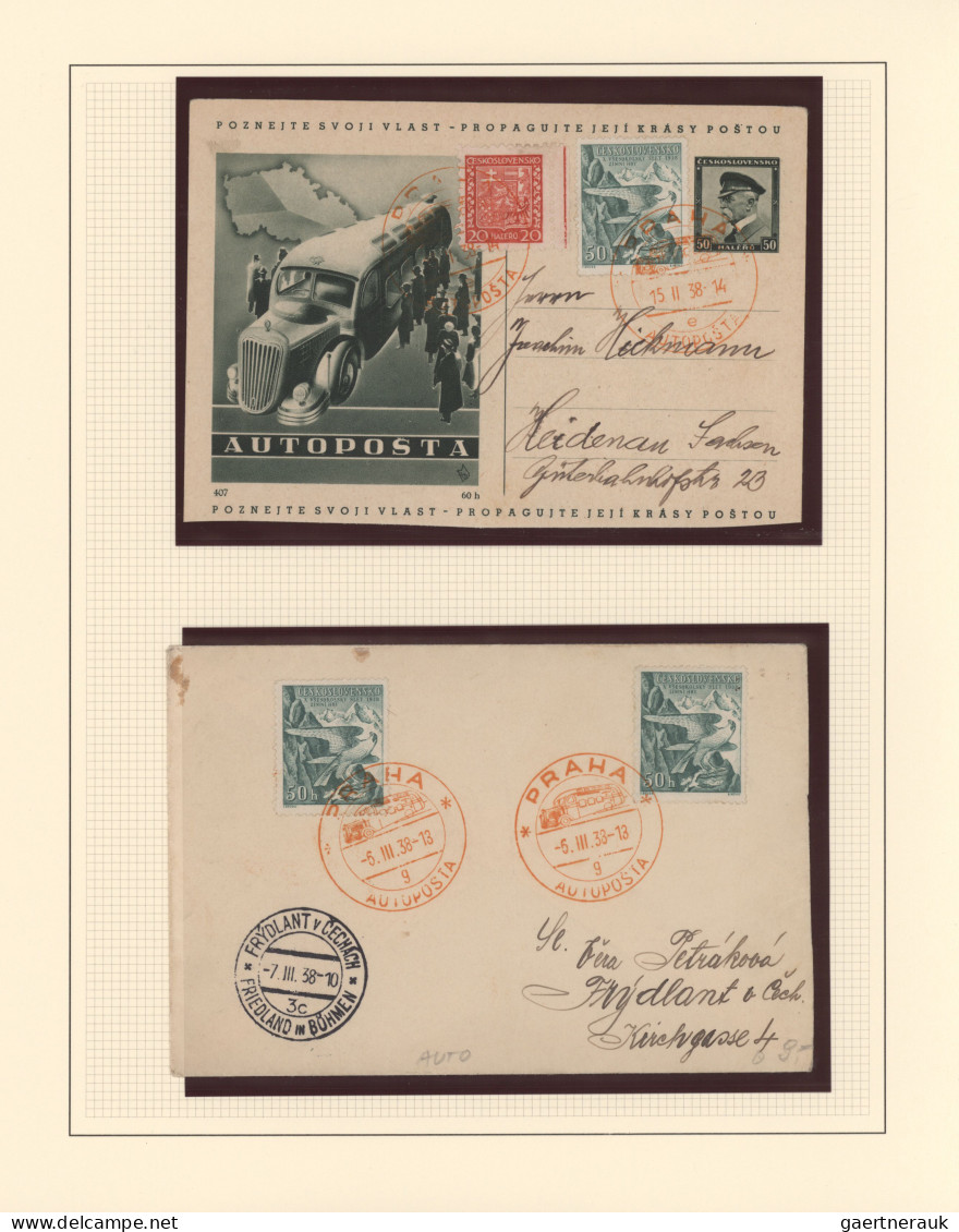 Czechoslowakia - Specialities: 1928/1979, 150 Covers And Postcards, Mostly Autop - Autres