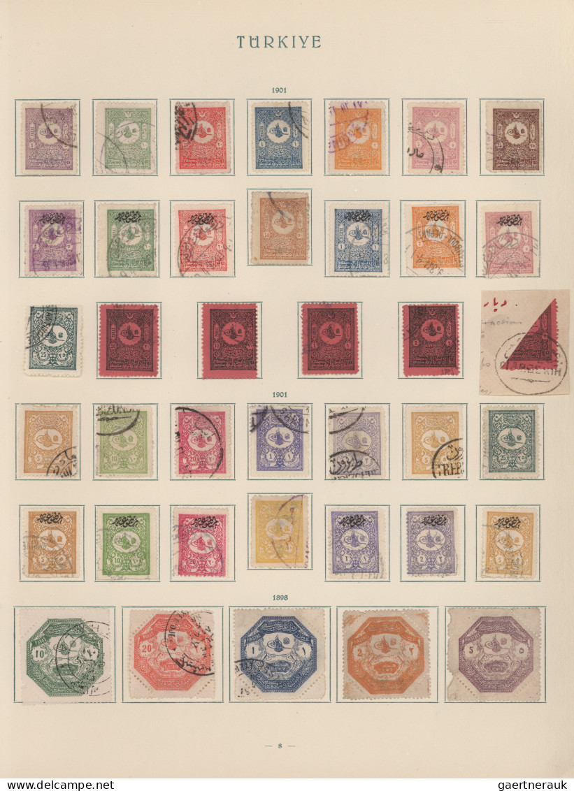 Turkey: 1863-1952 Specialized Collection Of Used Stamps, Some On Pieces, Few Min - Usados