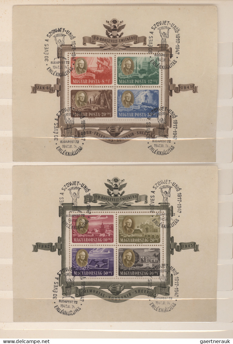Hungary: 1871 - 1975, Numerically Largely Complete Collection Unused/stamped And - Gebruikt